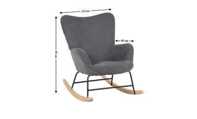 Fotoliu Balansoar LCM0108AR Gri