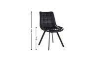 Scaun Living J265 Negru 2