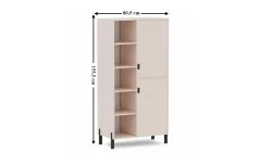 Dulap Regal Living Cremona 2D-4P PRAWY