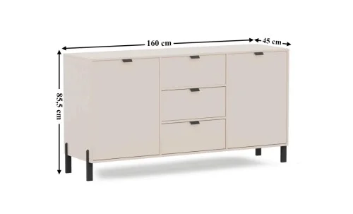 Comoda Living Cremona 2D-3S