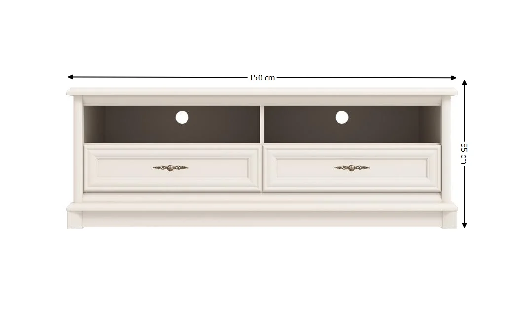 Comodă TV Sonata Cashmere RTV 150 cu 2 Sertare 1