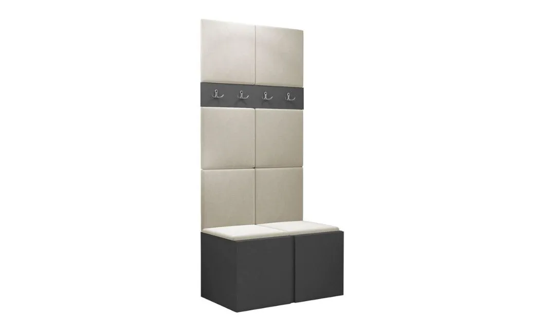 Cuier Hol Luca 10, Grafit/Crem - Manila 02 1