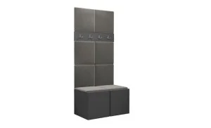 Cuier Hol Luca 10, Grafit/Gri - Manila 16