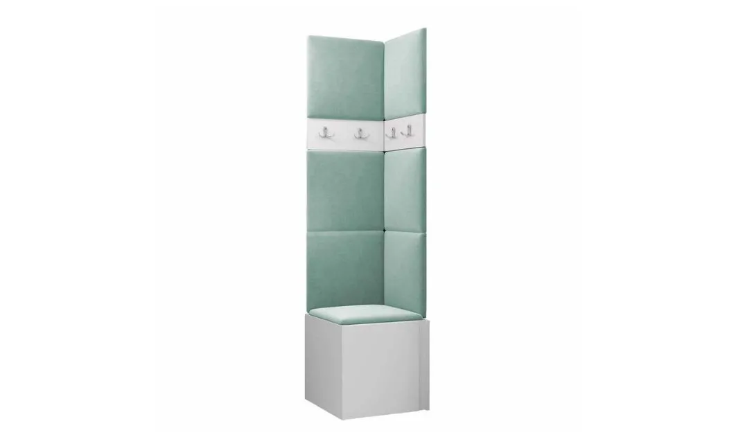 Cuier Hol Luca 11, Alb/Verde menta - Manila 11 1