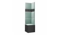 Cuier Hol Luca 11, Grafit/Verde menta - Manila 11