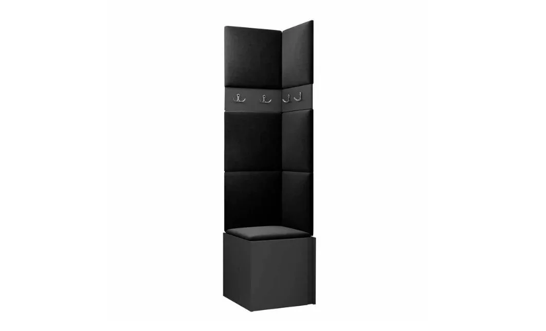 Cuier Hol Luca 11, Grafit/Negru - Manila 18 1
