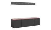 Cuier Hol Luca 14, Grafit/Roz - Manila 09 1