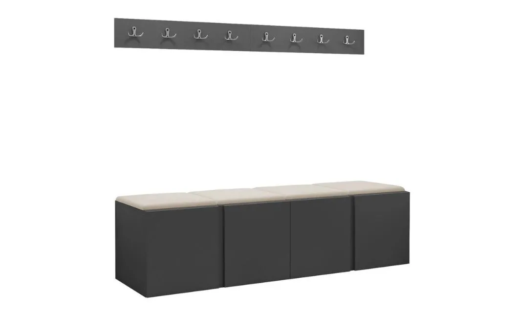 Cuier Hol Luca 14, Grafit/Crem - Manila 02 1