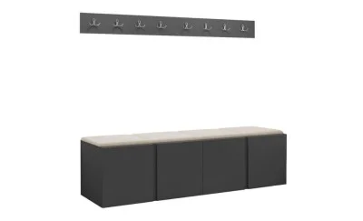 Cuier Hol Luca 14, Grafit/Crem - Manila 02