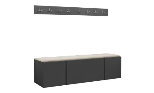 Cuier Hol Luca 14, Grafit/Crem - Manila 02