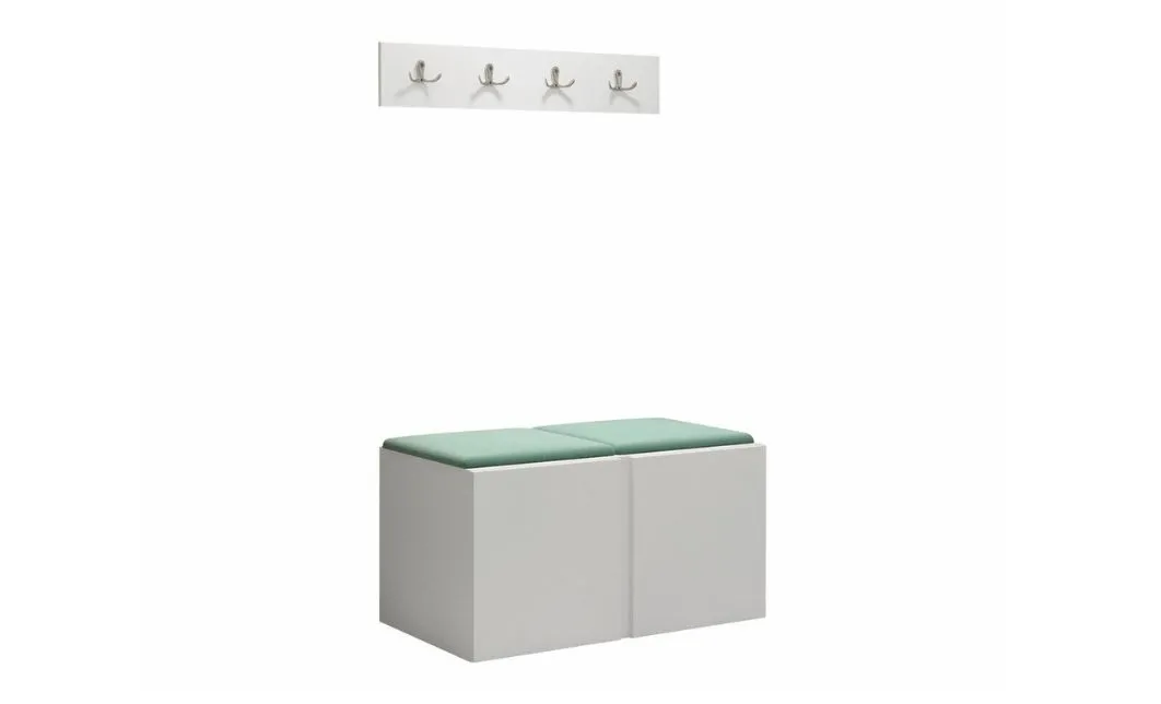Cuier Hol Luca 15, Alb/Verde menta - Manila 11 1