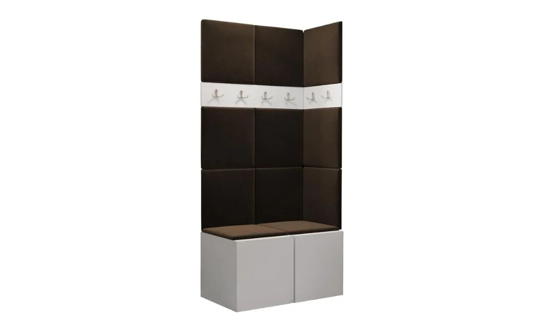 Cuier Hol Luca 9, Alb/Negru - Manila 18 1
