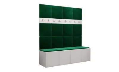 Cuier Hol Luca 13, Alb/Verde - Manila 35