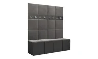 Cuier Hol Luca 13, Grafit/Gri - Manila 16