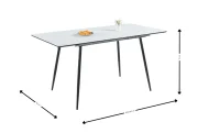 Masa Living Extensibila Alb KJT546  2