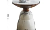 Masuta Cafea KJCT032 White