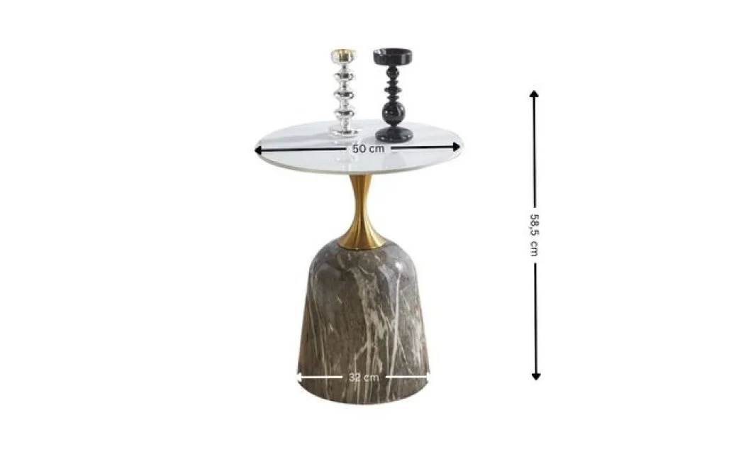 Masuta Cafea KJCT059 Gray Marble 1