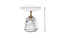 Masuta Cafea KJCT060 Gray Marble