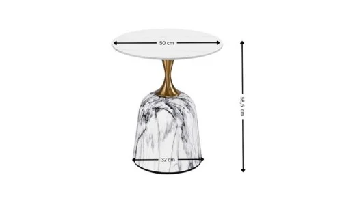 Masuta Cafea KJCT060 Gray Marble
