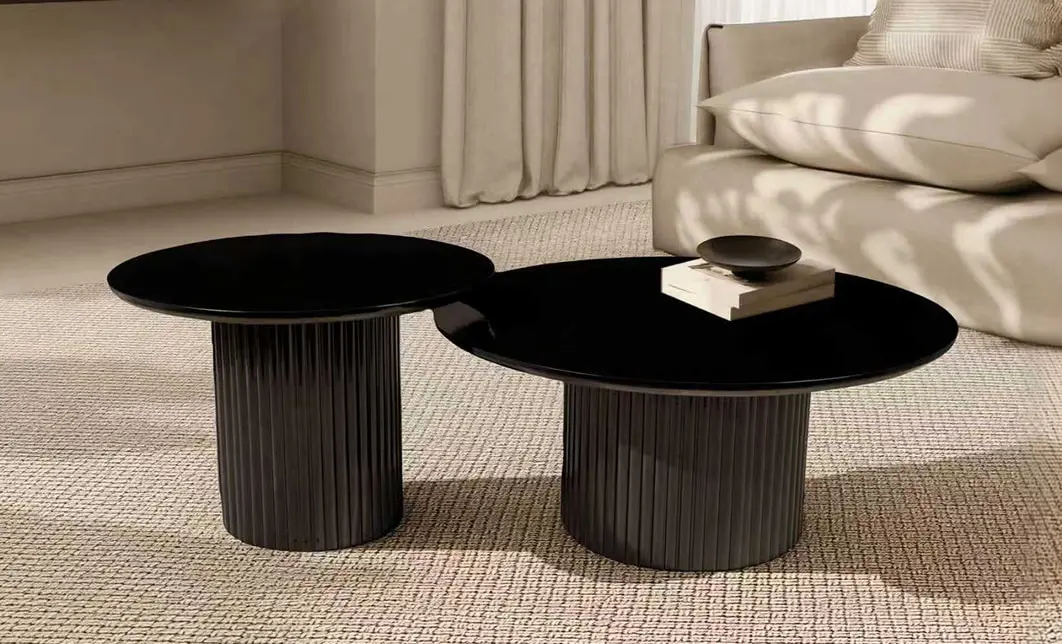 Set Măsuțe Cafea CT3858 Negre