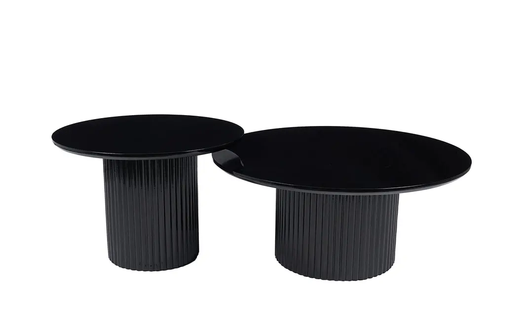 Set Măsuțe Cafea CT3858 Negre 1