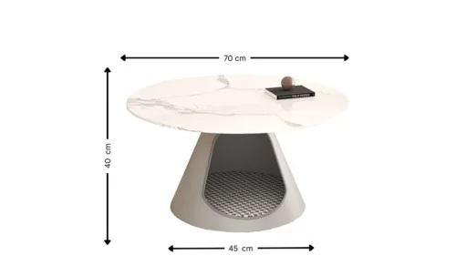 Set Masuțe Cafea KJCT065 White    