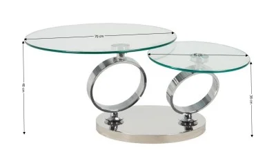 Măsuță Cafea KJCT5340 Silver