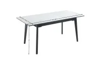 Masa Living Extensibila Alb KJT4711-1 