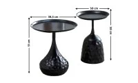 Set 2 Măsuțe Cafea KJCT001 Negre