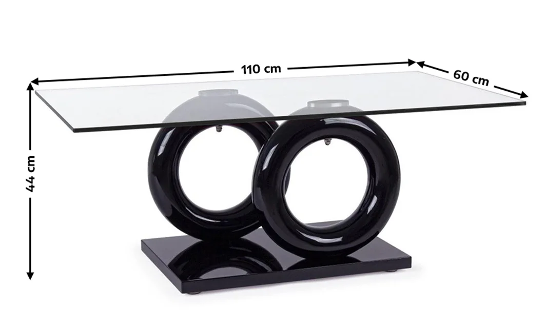 Masuta de cafea KJCT004 Black 1