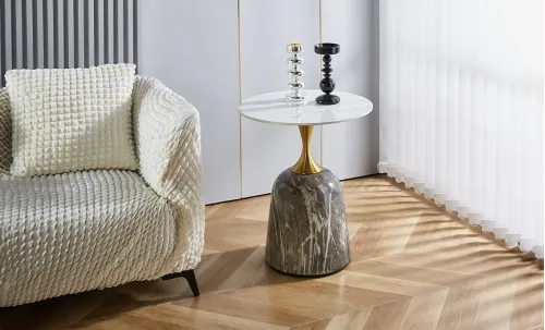 Masuta Cafea KJCT059 Gray Marble