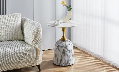 Masuta Cafea KJCT060 Gray Marble