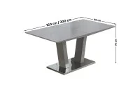 Masa Living Extensibila Gri KJT382  1