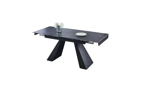 Set Masă Living Extensibilă KJT416 cu 6 scaune F692 Bej