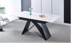 Set Masă Living Extensibilă KJT417 cu 6 scaune F692