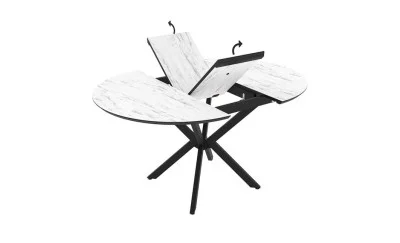 Masa Living Extensibila Dobok 110 cm Alb