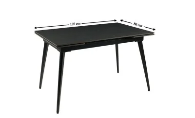 Masa Living Extensibila Blat Ceramic Gri DTM0101 