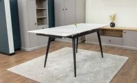 Masa Living Extensibilă Blat Ceramic DTM0101CS, Bej 4
