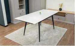 Masa Living Extensibilă Blat Ceramic DTM0101CS, Bej