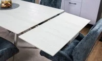 Set Masă Living Extensibilă DTM0107 Bej cu 6 Scaune DCM0104CS Gri 9