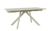 Set Masă Living Extensibilă Setul de masă extensibilă DTM0107CS Bej cu 6 scaune DCM0108CS Gri Deschis 3