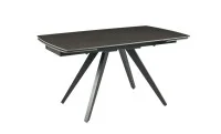 Set Masă Living Extensibilă Gri DTM0109 cu 6 Scaune Living JY6450X-M2 Gri Inchis 3