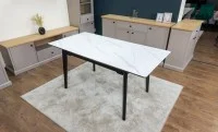 Set Masă Living Extensibilă KJT4711-1 Alb cu 4 Scaune DCM1801CF Gri 3