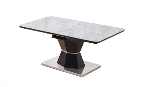 Masă Living Extensibilă Blat Ceramic KJT4712 Gri