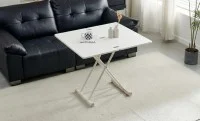 Masă Living Extensibilă KJT5401 cu Alb