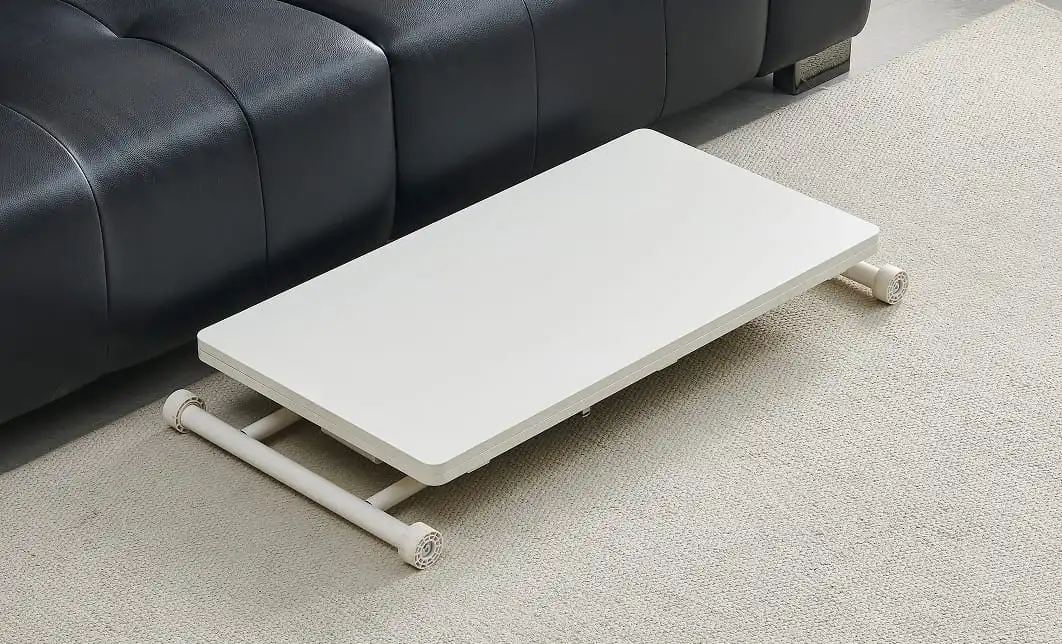 Masă Living Extensibilă KJT5401 cu Alb 6