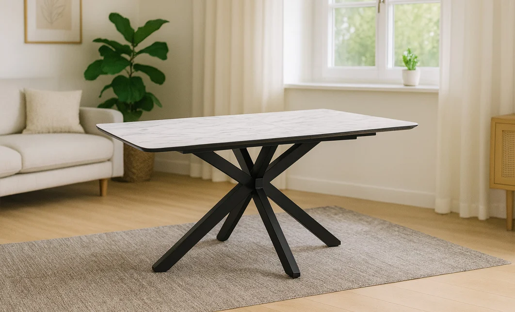 Masa Living Extensibila Mona 250 cm Alb 2