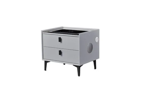 Noptieră Smart Multifuncțională KJ106 Gri