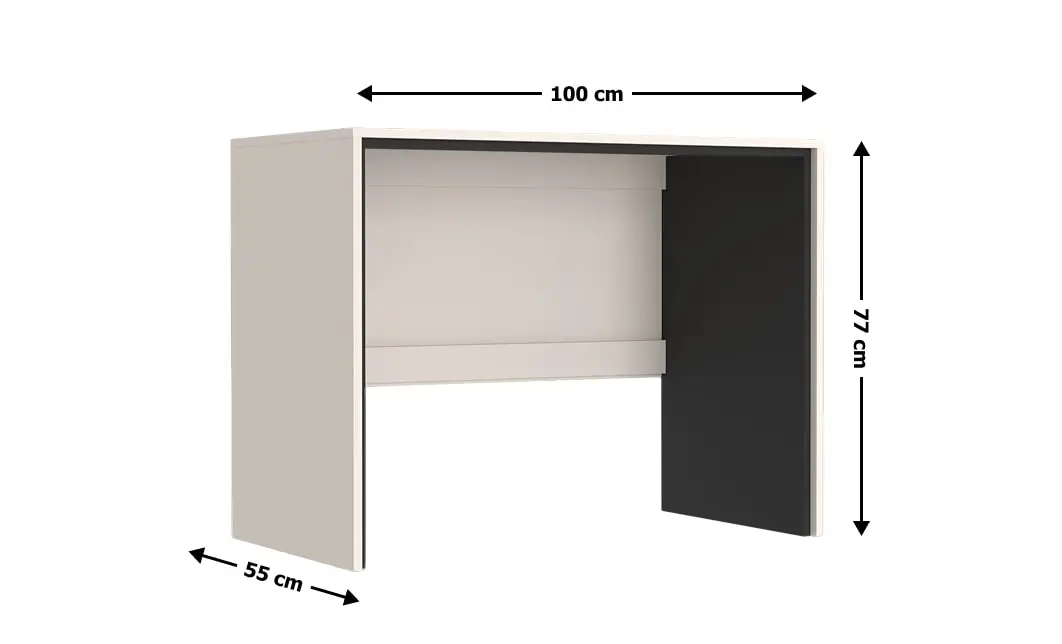Birou Prime BIU100, Cashmir / Negru 1