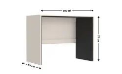 Birou Prime BIU100, Cashmir / Negru